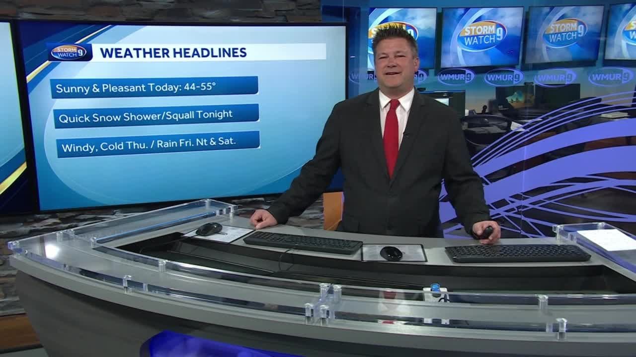 Video: Sunny, pleasant day, but colder weather ahead - YouTube