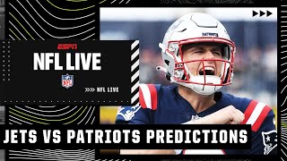 NFL Live’s predictions for Jets vs. Patriots 🧾