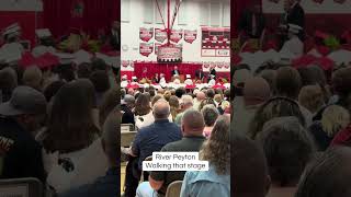 River walked the stage! So proud!!!! #graduate#graduation #ohio