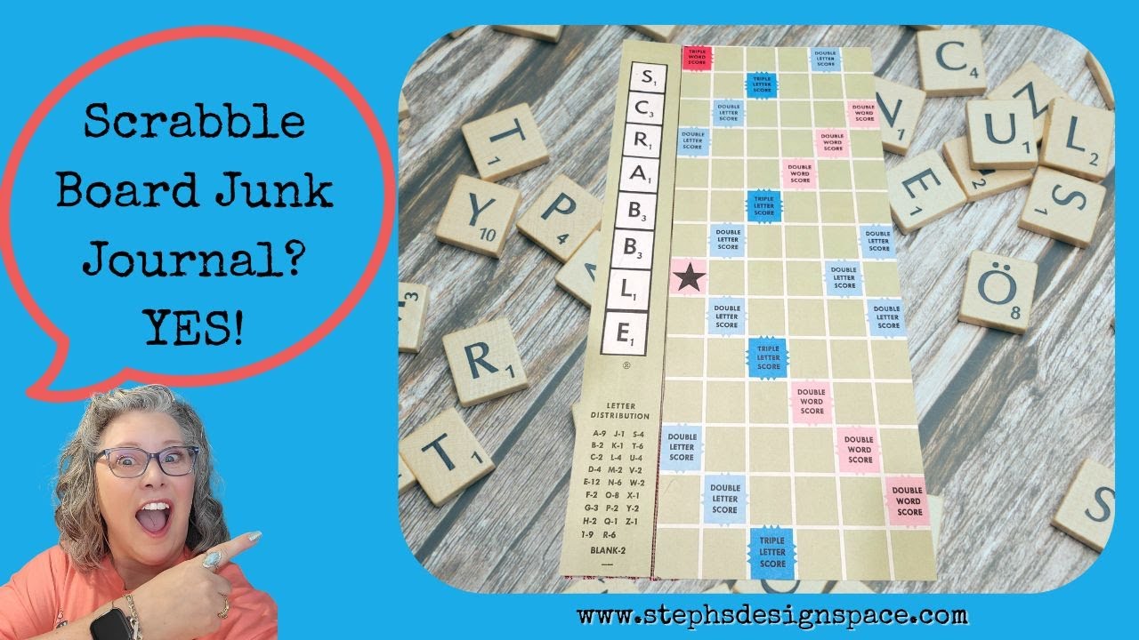 Turn a Scrabble Board into a Stunning Junk Journal
