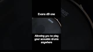 Evans dB one : low volume heads and cymbals !