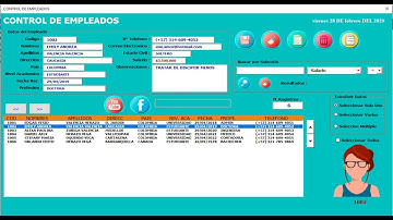 CONTROL EMPLEADOS EXCEL VBA