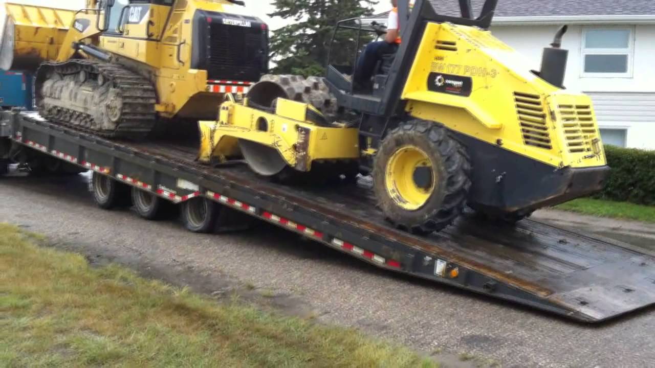 Transporting CAT 963d