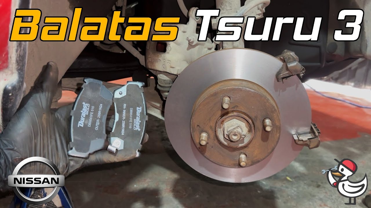 Cambio de balatas Nissan Tsuru 3