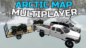 FARMING SIMULATOR 2017 | ARCTIC LOGGING MAP EXPLORING | MULTIPLAYER