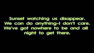 Video thumbnail of "Rascal Flatts: "All Night To Get There" ~Lyrics"