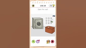 Brain test AS- level 235- open the vault #kidsgames #games #braintestsolution #sorts