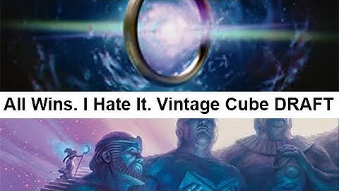 Undefeated But I Hate It | UW Control | Vintage Cube Draft [MTGO] | 3-0