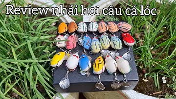 Review nhái hơi câu lure cá lóc đủ loại #moicaulure #câulurecálóc #lurefishing #fishing 