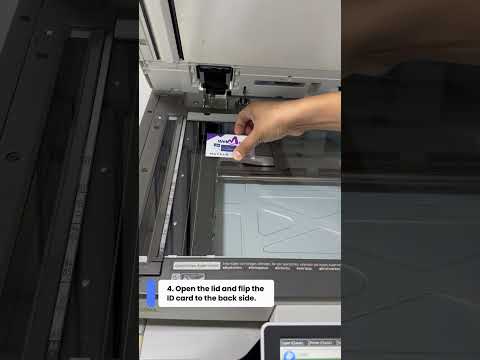 How to Copy an ID Card on Ricoh Photocopier Machine