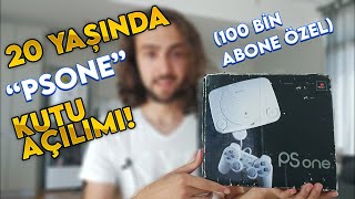 20 Yaşındaki Playstation One'ın Kutu Açılımı + İncelemesi! / 100 BİN Aboneye Özel