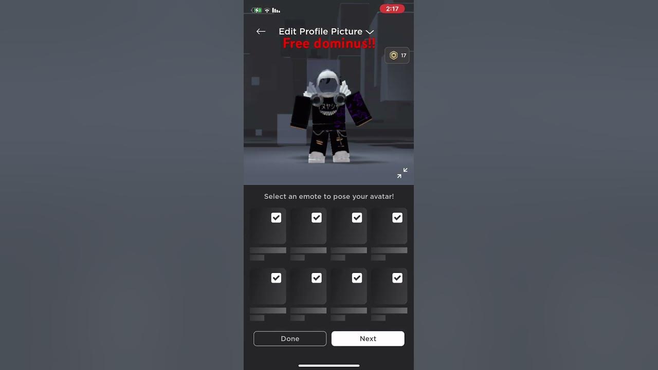 How to get free dominus [roblox] (2023) YouTube