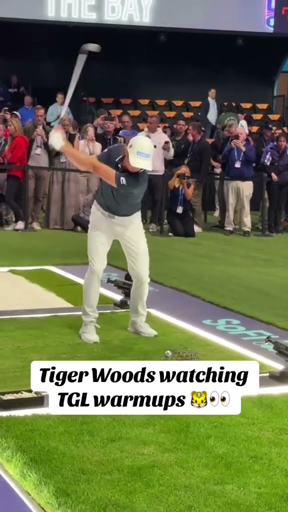 Tiger Woods is in the building ? #TGL