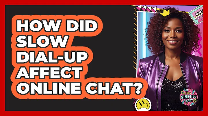 How Did Slow Dial-Up Affect Online Chat?