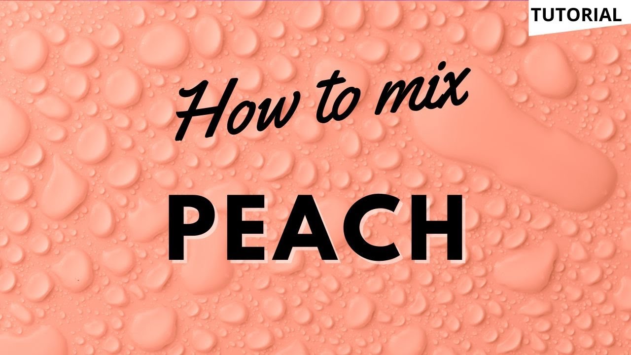 How to make PEACH colour? 🤔🎨Top 3 WAYS with STEP-BY-STEP