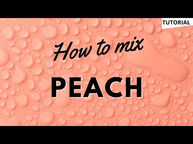 How to make PEACH colour? 🤔🎨Top 3 WAYS with STEP-BY-STEP