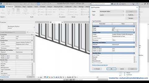 Create Louver by Curtain Wall in Revit