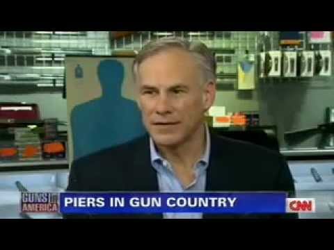 Greg Abbott and Piers Morgan Debate Gun Control on CNN