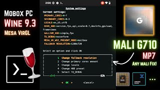 MOBOX PC Emulator Wine 9.3 - NFS MW On Pixel 7A - Mali GPU Test!