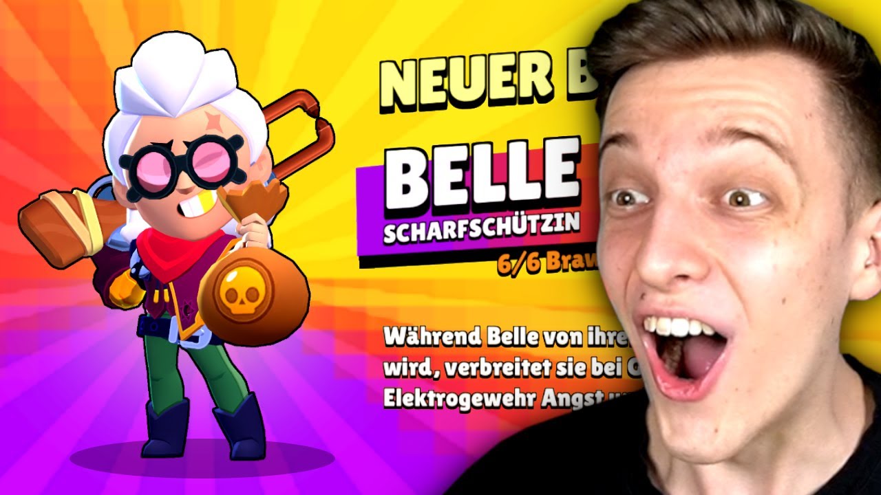 Ich Spiele Belle Als Erstes Neuer Brawler Brawl Stars Deutsch Youtube - brawl stars ab wie viel prozent wahrscheinlichkeit