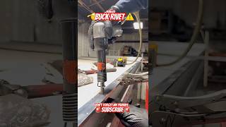 How to buck rivet brazier head. #mechanic #shorts #trending  #bucks #rivets #trailer #canada #usa