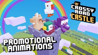 【CROSSY ROAD CASTLE】 Promotional Animations Compilation