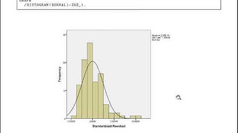 5. SPSS procedures for linear regression - part 5