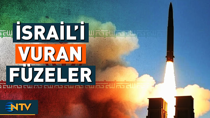 İşte İran'ı İsrail'i Vurduğu Füzeler! | NTV