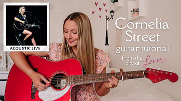 Taylor Swift Cornelia Street Guitar Tutorial (Live from City of Lover)💗 // Nena Shelby