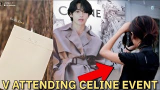 Bts Taehyung Attending Celine Event & This Lucky Army In Company With Taehyung Attending Celine Show