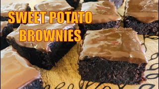 Homemade Sweet Potato Brownies l Fudgy Brownies l Easy Recipe