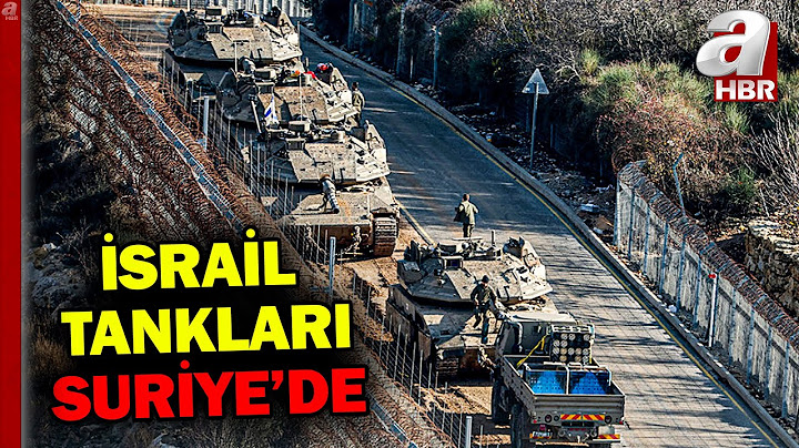 İsrail tankları Suriye'de! İsrail'in yeni hedefi Suriye mi? | A Haber