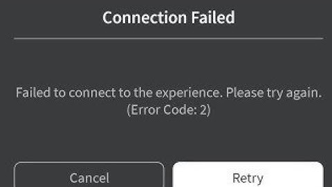 How to Fix Roblox Error Code 2 Mobile | Roblox Failed to Connect to Experience