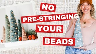 Crochet Christmas Tree With Beads | NO Pre-Stringing! Quick & Easy