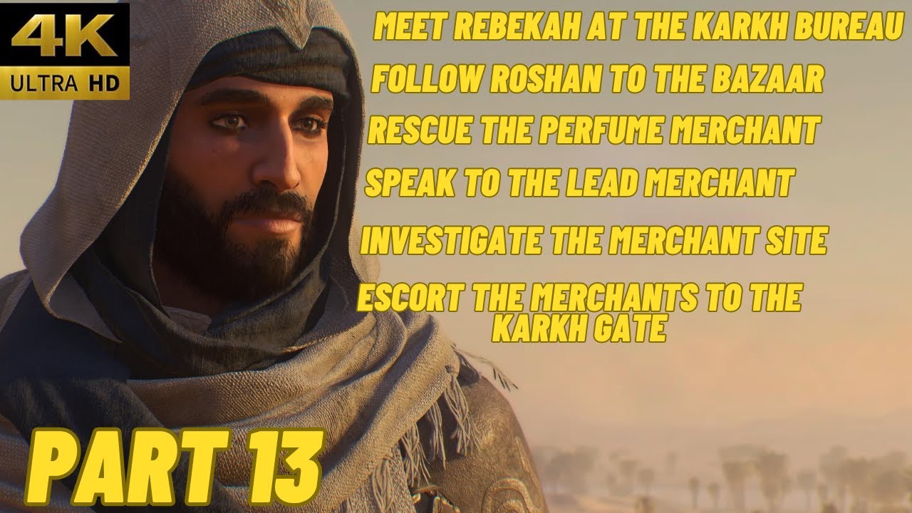 AC Mirage- Coins and Daggers | Rescue the Perfume Merchant | Escort the Merchants to the Karkh Gate