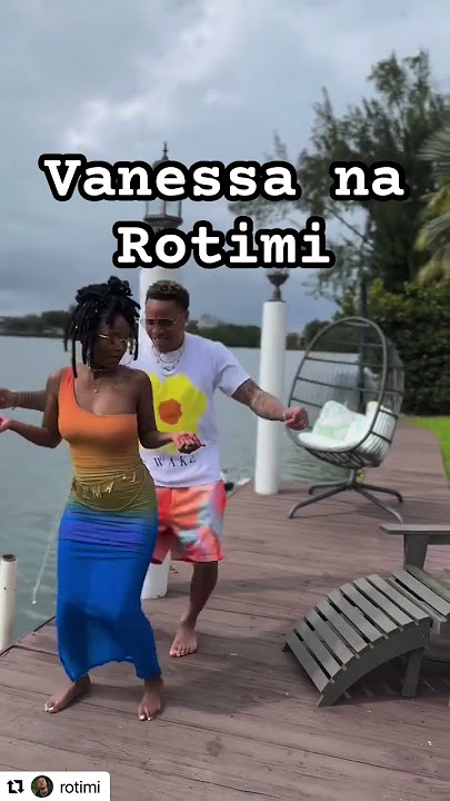 Vanessa akicheza na mume wake #love #vanessamdee #rotimi