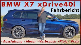 BMW X7 im Test - Das PLUS an Komfort & Platz oder einfach Groß? | Test Review Fahren Deutsch 2023