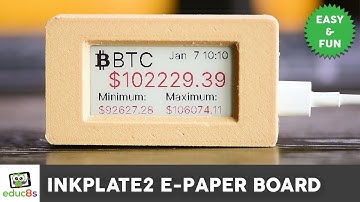 Inkplate 2 Review: Easy E-Paper Display Projects with ESP32 | Arduino Tutorial