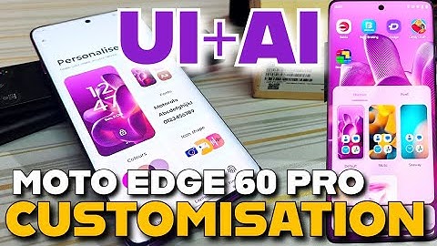 Next-Level Moto Edge 60 Pro Customisation 🔥 | Icons, Themes & Tricks! Stylish Custom Setup
