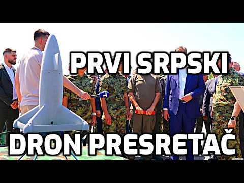 Prvi srpski dron presretač Komarac 2V (Vihor) First Serbian Drone interceptor Mosquito 2V Whirlwind