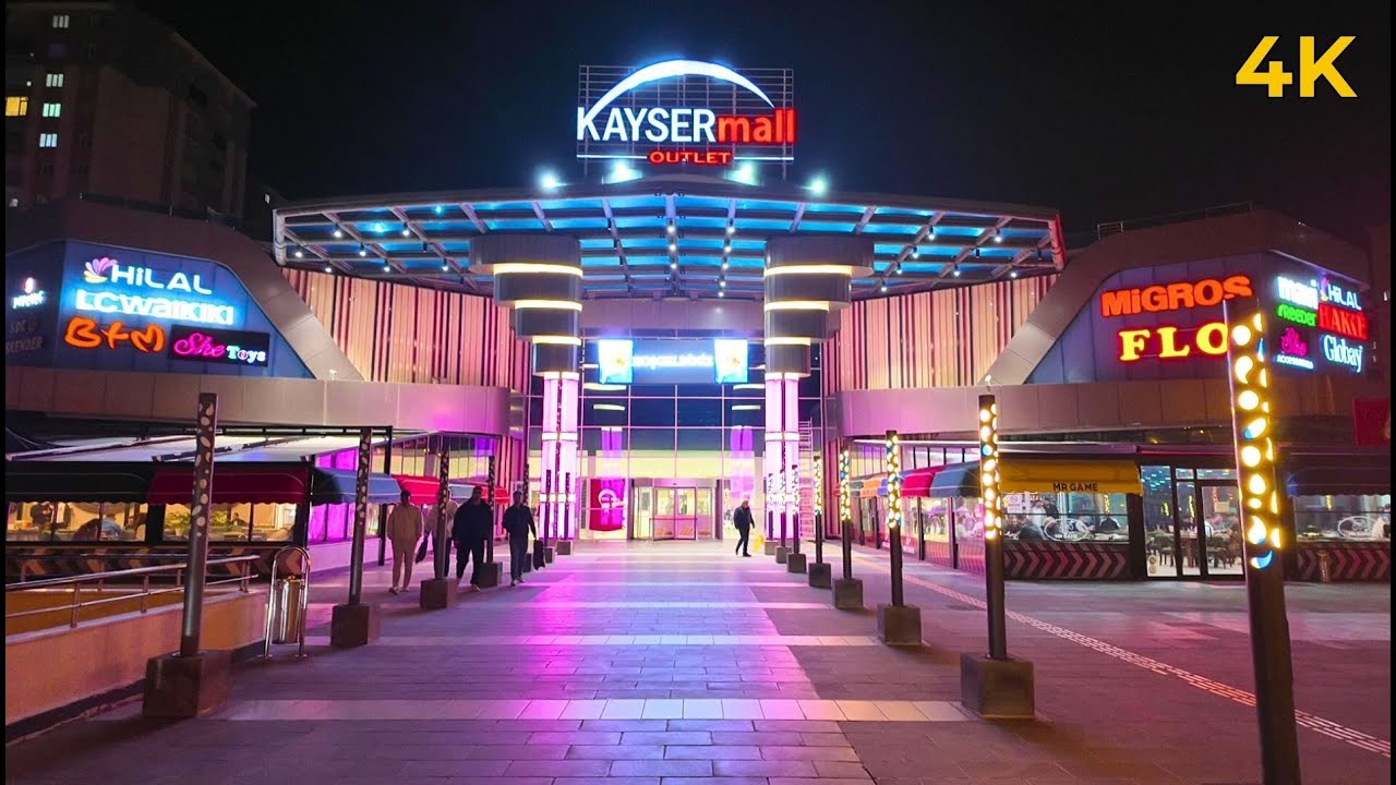 KAYSERİ Mall / İldem Park Avm turu 4K #cudi_vlogs 2025