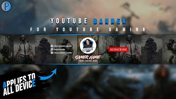 Cara Membuat Banner/Sampul Youtube Gaming Keren Dan Simple Di android pixellab