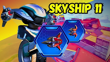 Mech arena Skyship 11 with javelin racks (8+4) and killshot - Pt 2