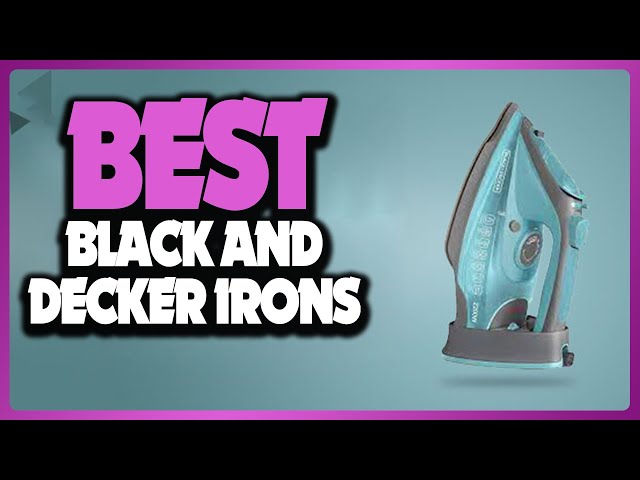 Black & Decker Professional Steam Iron Review – Shannon Fraser Designs