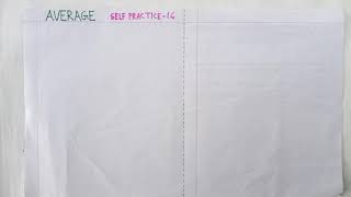 CLASS 5_AVERAGE -SELF PRACTICE 16 (PART 2) Guide