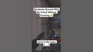 Randomly Queued With My Friend Without Knowing 😂 #shorts #warzone #callofduty #cod #blackops6