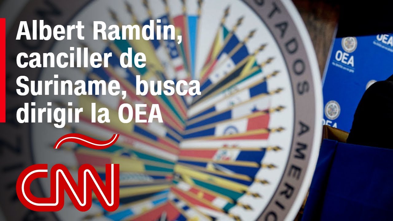 Los planes de Albert Ramdin, el candidato para dirigir la OEA - YouTube