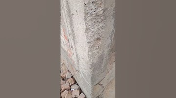 #mistakes in column casting #column segregation after casting #civil #shorts #videos #civil engineer