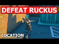 Defeat Ruckus! Location Guide! How to Defeat Rukus! Fortnite Beskar Quest! Mandalorian Challenges