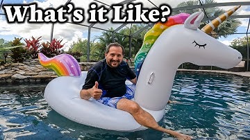 Reviewed:  Jasonwell Giant Inflatable Unicorn Pool Float Floatie